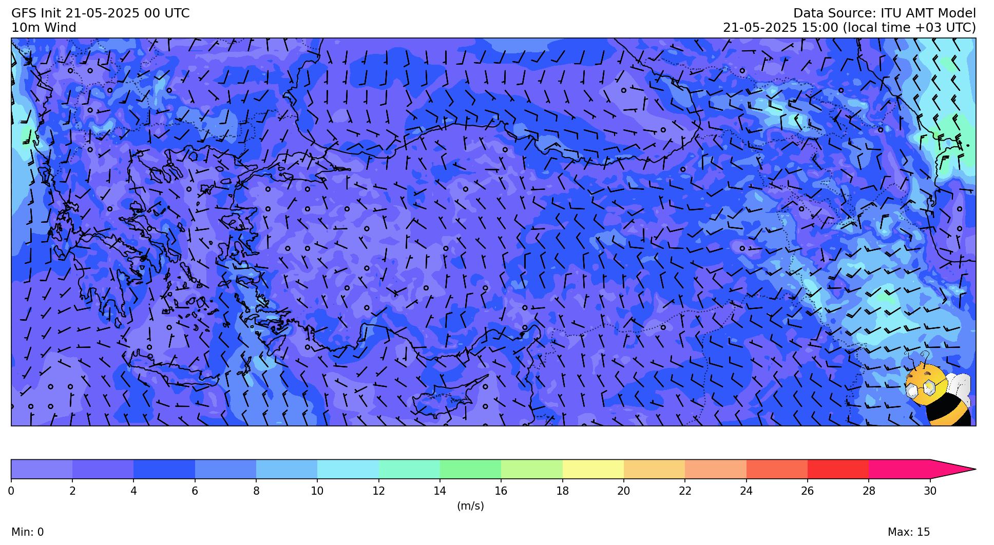 10m Wind Speed